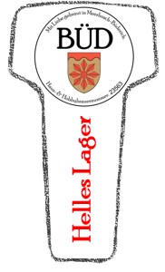 Halsetikett Helles Lager Bieretikett