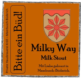 Bauchetikett Milky Stout Bieretikett