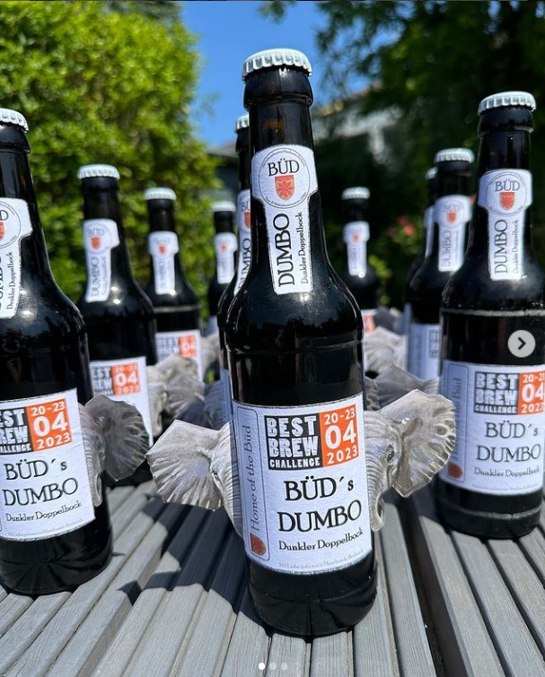 Wettbewerbsbier Dumbo Dumbo in Flaschen
